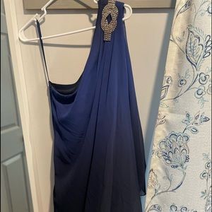 One shoulder cocktail dress